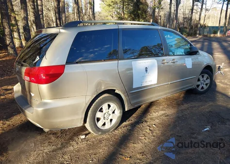 2004 Toyota Sienna Xle из США, поврежденный, VIN 5TDZA22C84S080724